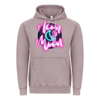 Vintage Zinc neon moon Vintage Hoodie - JahusDesignShop