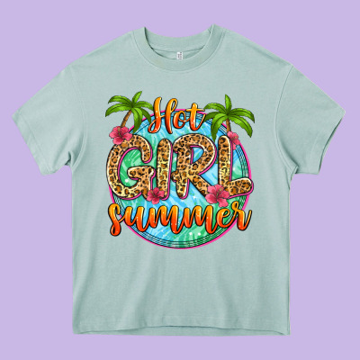 Hot Girl Summer Heavy Core Tee Designed By Zillion Design Studio