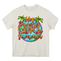 Cream hot girl summer Heavy Core Tee - Zillion Design Studio