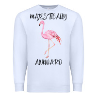 White Majestically Awkward Premium Sweatshirt - Bettercallsaul