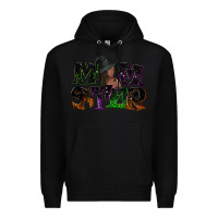 Black Momster with witch Premium Hoodie - NancyCooperArtShop