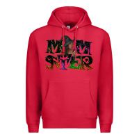 Cardinal Momster with witch Premium Hoodie - NancyCooperArtShop