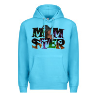 Ocean Blue Momster with witch Premium Hoodie - NancyCooperArtShop