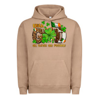 Pigment Burro with god all things are possible Urban Hoodie - OliviaCreatesArt