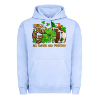 Pigment Grape Ice with god all things are possible Urban Hoodie - OliviaCreatesArt