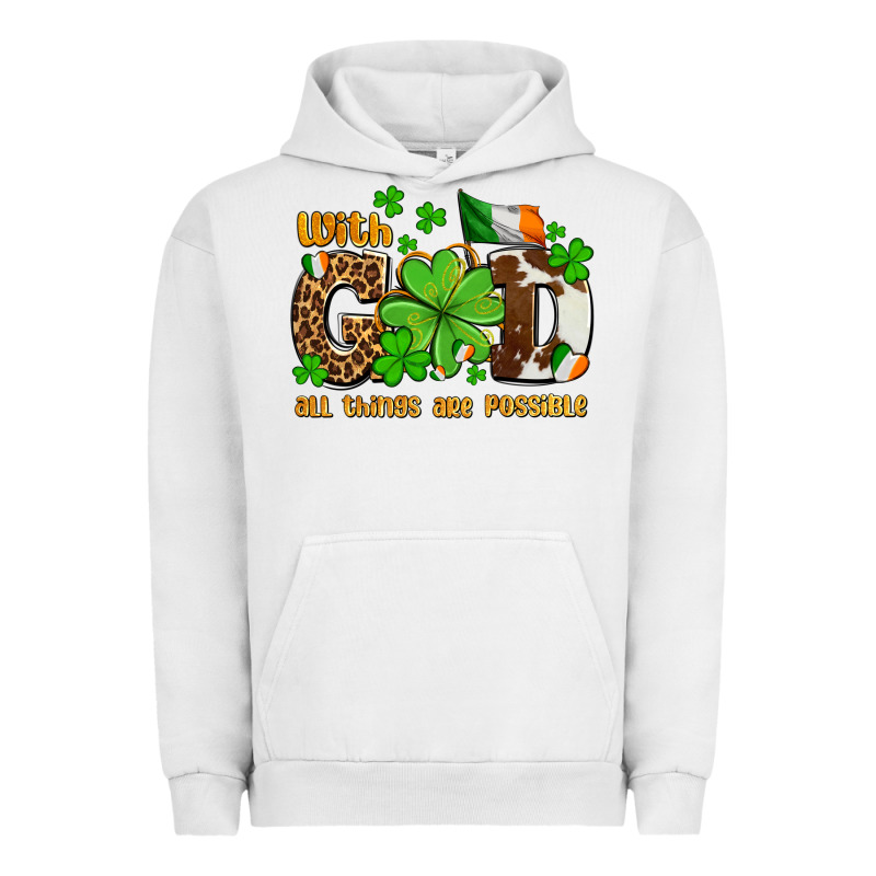 With God All Things Are Possible Urban Hoodie by OliviaCreatesArt | Teevron