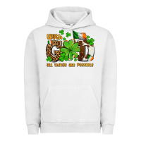 Pigment Lunar Rock with god all things are possible Urban Hoodie - OliviaCreatesArt