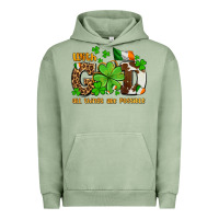 Pigment Oil Green with god all things are possible Urban Hoodie - OliviaCreatesArt