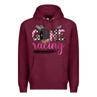 Burgundy gone racing Premium Hoodie - JahusDesignShop