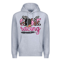 Heather Grey gone racing Premium Hoodie - JahusDesignShop