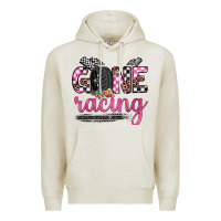 Oatmeal Heather gone racing Premium Hoodie - JahusDesignShop