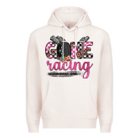 Pale Pink gone racing Premium Hoodie - JahusDesignShop