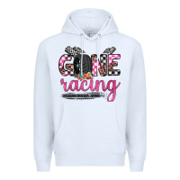 White gone racing Premium Hoodie - JahusDesignShop