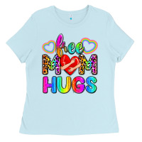 Baby Blue free mom hugs Ladies Tee - Zillion Design Studio