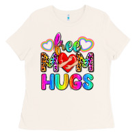 Free Mom Hugs Ladies Tee | Teevron