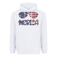 White Merica Heavyweight Hoodie - Bettercallsaul