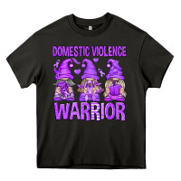 Asphalt Domestic Violence Warrior Gnomes Heavy Core Tee - texasbilliewilder
