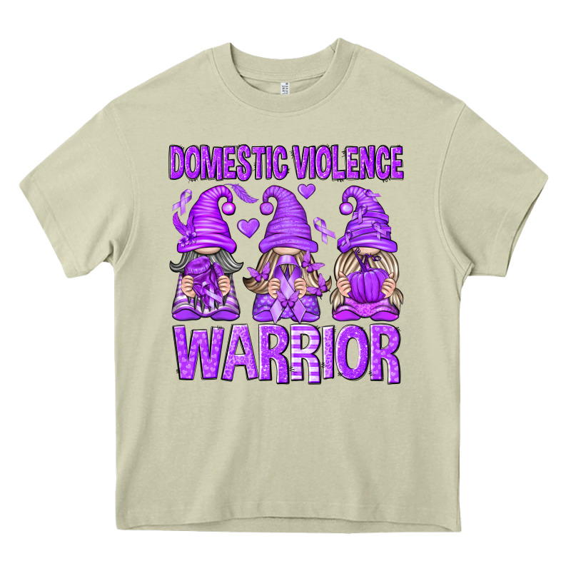 Domestic Violence Warrior Gnomes Heavy Core Tee by texasbilliewilder | Teevron
