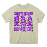 Mossy Domestic Violence Warrior Gnomes Heavy Core Tee - texasbilliewilder