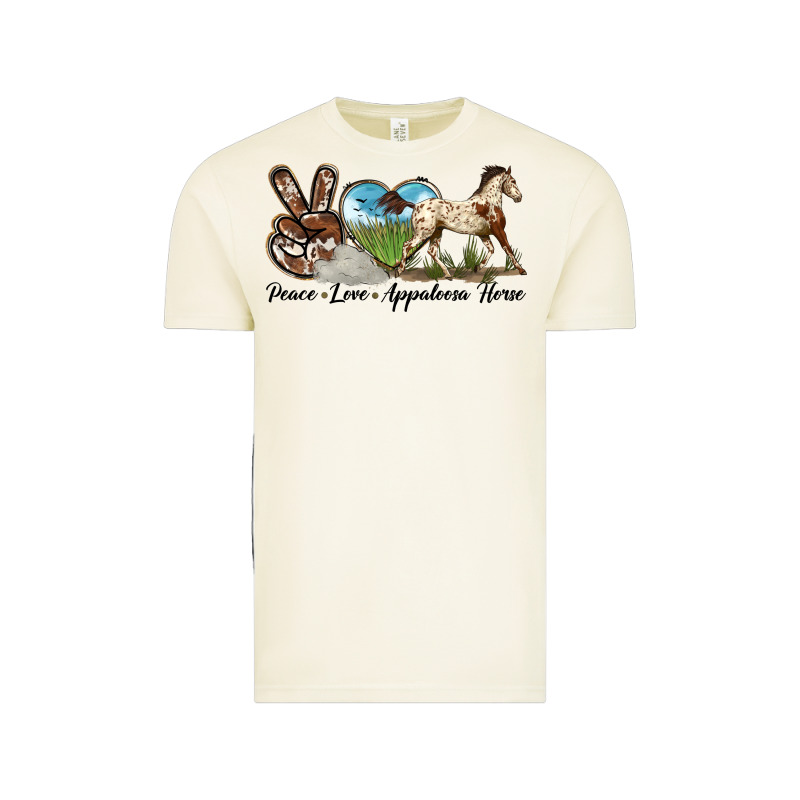 Peace Love Appaloosa Horse Vintage Tee by LillyAllenDesigns | Teevron