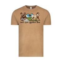 Vintage Camel peace love appaloosa horse Vintage Tee - LillyAllenDesigns