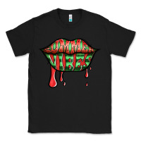 Black summer vibes watermelon lips Classic Tee - Jasminsmagicworld