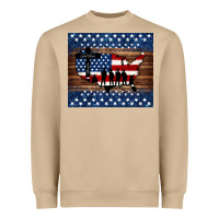 Mushroom god bless america american flag tumbler Heavyweight Sweatshirt - Jasminsmagicworld