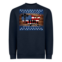 Navy god bless america american flag tumbler Heavyweight Sweatshirt - Jasminsmagicworld