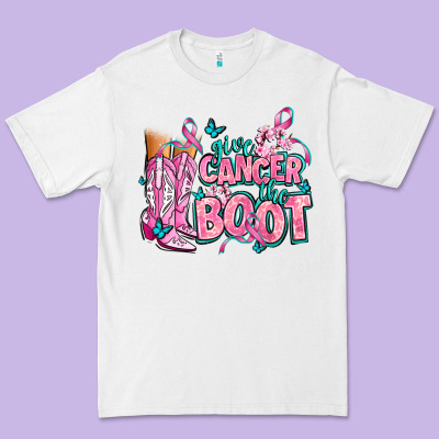 Give The Cancer Boot Premium Tee Designed By Adodesignshop