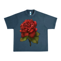 Midnight Navy Oklahoma Rose Illustrations Urban Heavy Tee - LillyAllenDesigns