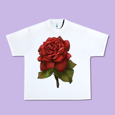 Oklahoma Rose Illustrations Urban Heavy Tee Designed By Lillyallendesigns