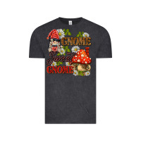 Vintage Black gnome sweet gnome Vintage Tee - BarkalooDesign