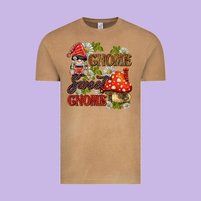 Gnome Sweet Gnome Vintage Tee Designed By Barkaloodesign