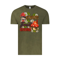 Vintage Olive gnome sweet gnome Vintage Tee - BarkalooDesign