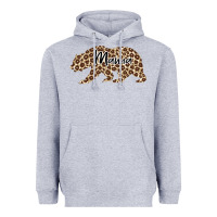 Heather Grey Mama Leopard Heavyweight Hoodie - Bettercallsaul