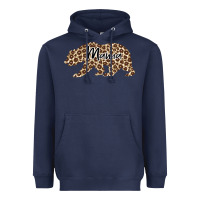 Navy Mama Leopard Heavyweight Hoodie - Bettercallsaul
