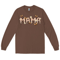 Chestnut retro mama Long Sleeve Tee - MaliasSmallBusiness