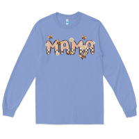 Colony Blue retro mama Long Sleeve Tee - MaliasSmallBusiness