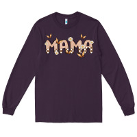 Plum retro mama Long Sleeve Tee - MaliasSmallBusiness