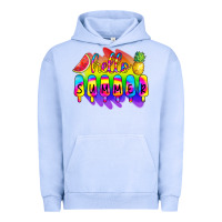 Pigment Grape Ice Hello Summer Tie Dye Urban Hoodie - CowCowDesign