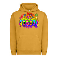 Pigment Peanut Butter Hello Summer Tie Dye Urban Hoodie - CowCowDesign