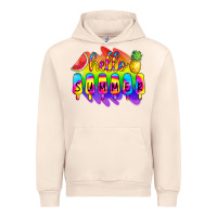 Sandshell Hello Summer Tie Dye Urban Hoodie - CowCowDesign