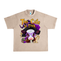 Too Cute To Trick Halloween Baby Calf Urban Heavy Tee | Teevron