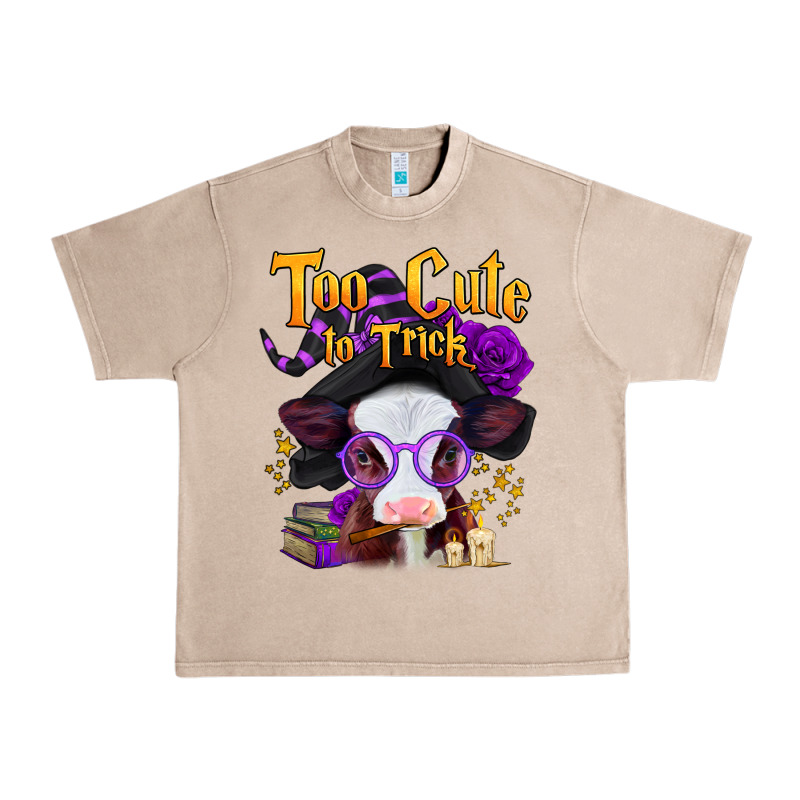 Too Cute To Trick Halloween Baby Calf Urban Heavy Tee by Jasminsmagicworld | Teevron