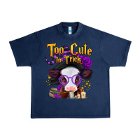 Navy too cute to trick halloween baby calf Urban Heavy Tee - Jasminsmagicworld
