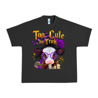 Pigment Black too cute to trick halloween baby calf Urban Heavy Tee - Jasminsmagicworld