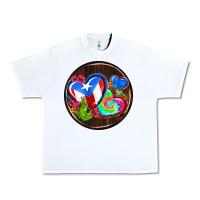 White puerto rico coasters Urban Heavy Tee - AdoDesignShop