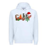 White Christmas camp Premium Hoodie - NancyCooperArtShop