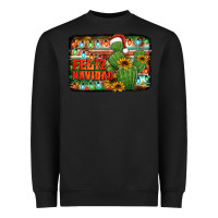 Black feliz navidad merry christmas cactus Heavyweight Sweatshirt - Jasminsmagicworld