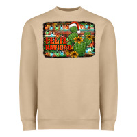 Mushroom feliz navidad merry christmas cactus Heavyweight Sweatshirt - Jasminsmagicworld